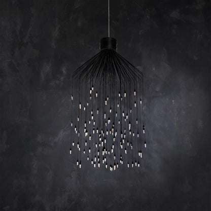Rock Crystal Rain Flushmount