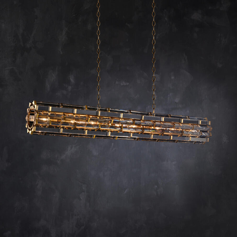 Night Rod Rectangular Pendant