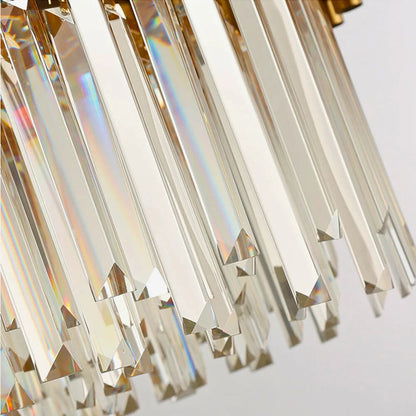 Gleam Gold and Crystal Chandelier