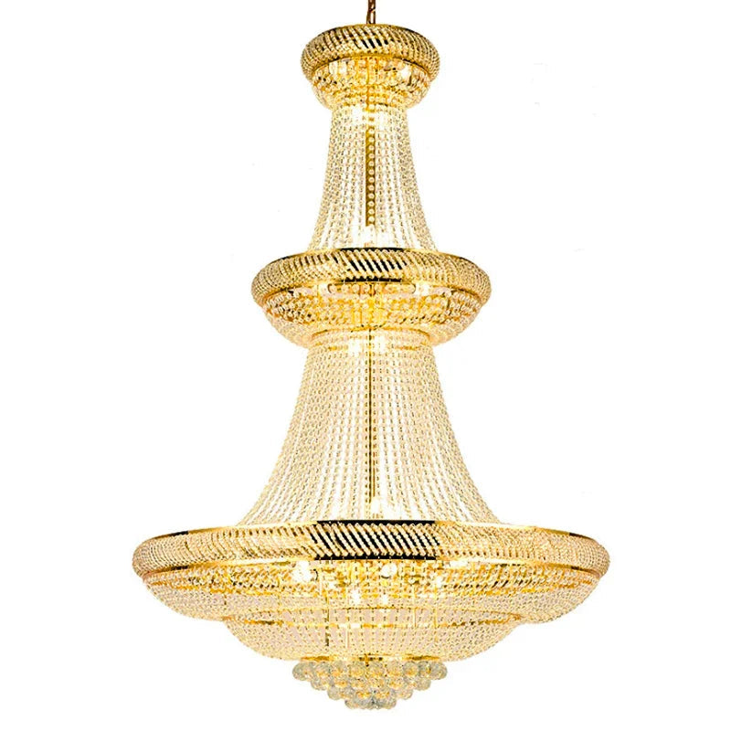 Tower Large Gold Chandelier