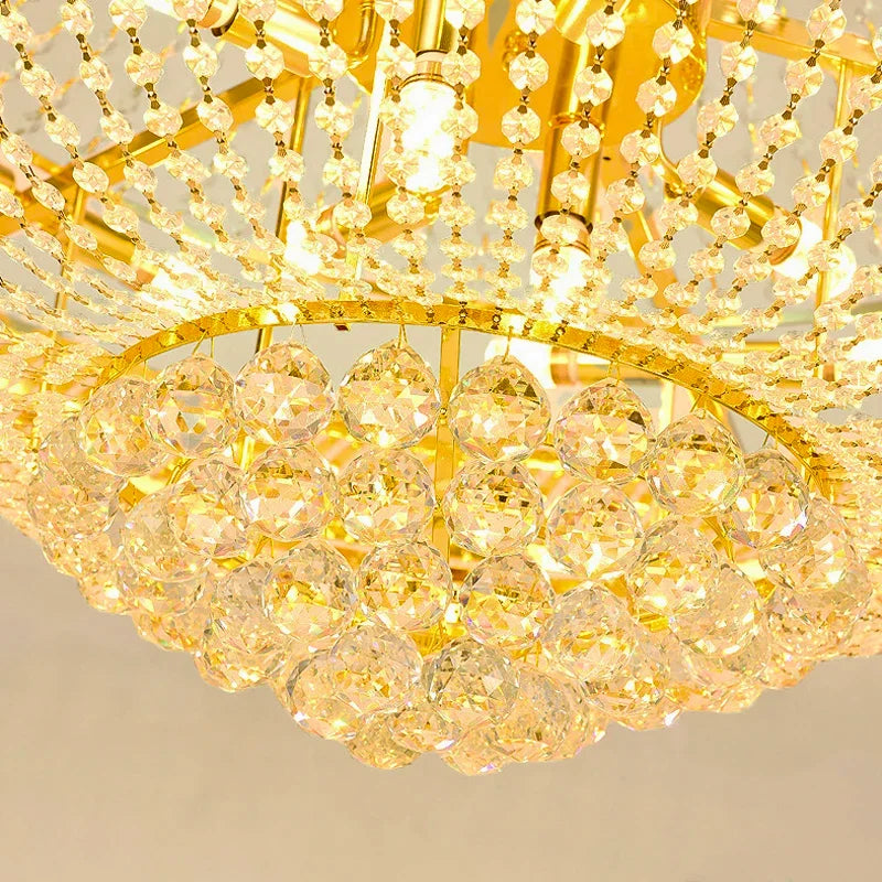 Tower Large Gold Chandelier