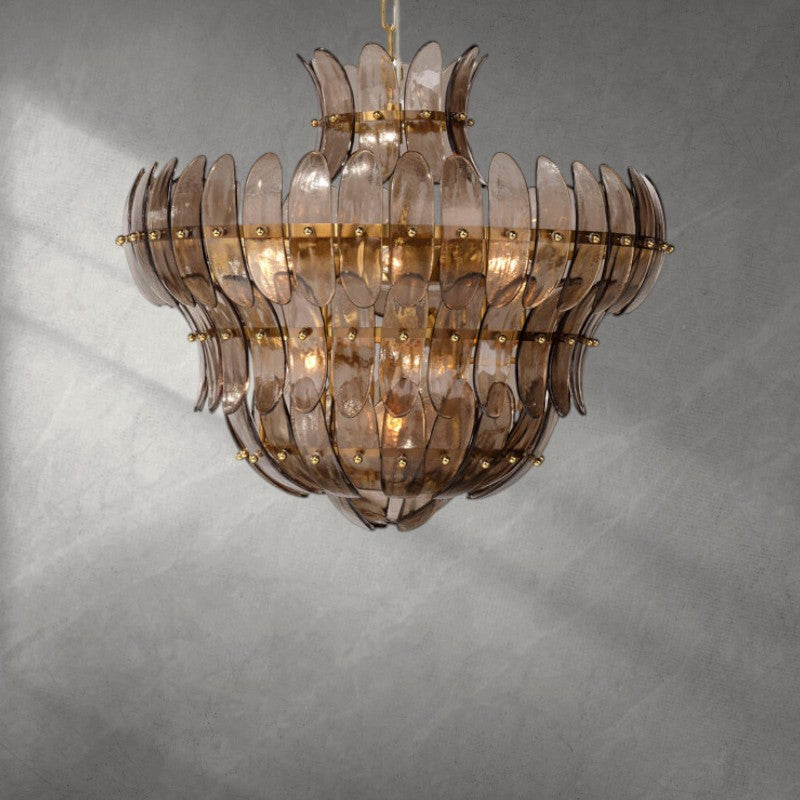 Arcade 10-Light Blown Glass Chandelier
