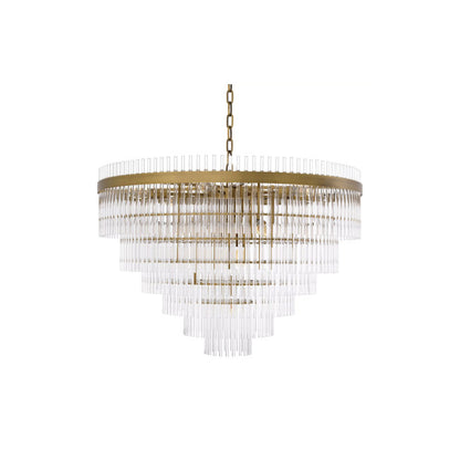 Eichholtz East 16-Light Chandelier: Vintage Replica with Antique Brass Finish