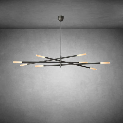 Daisy 8-Light Mobile Rod Chandelier