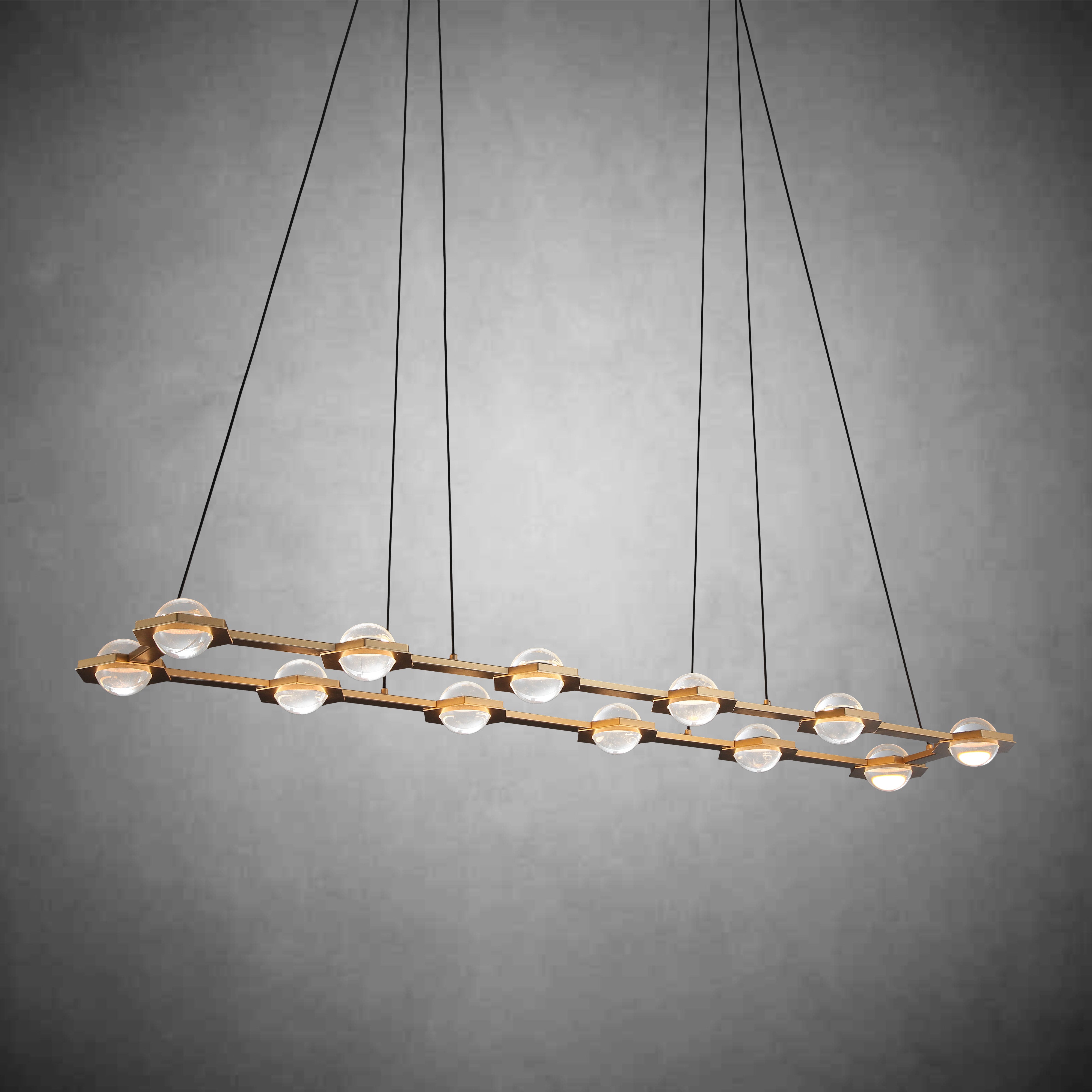 Planet Rectangular Chandelier