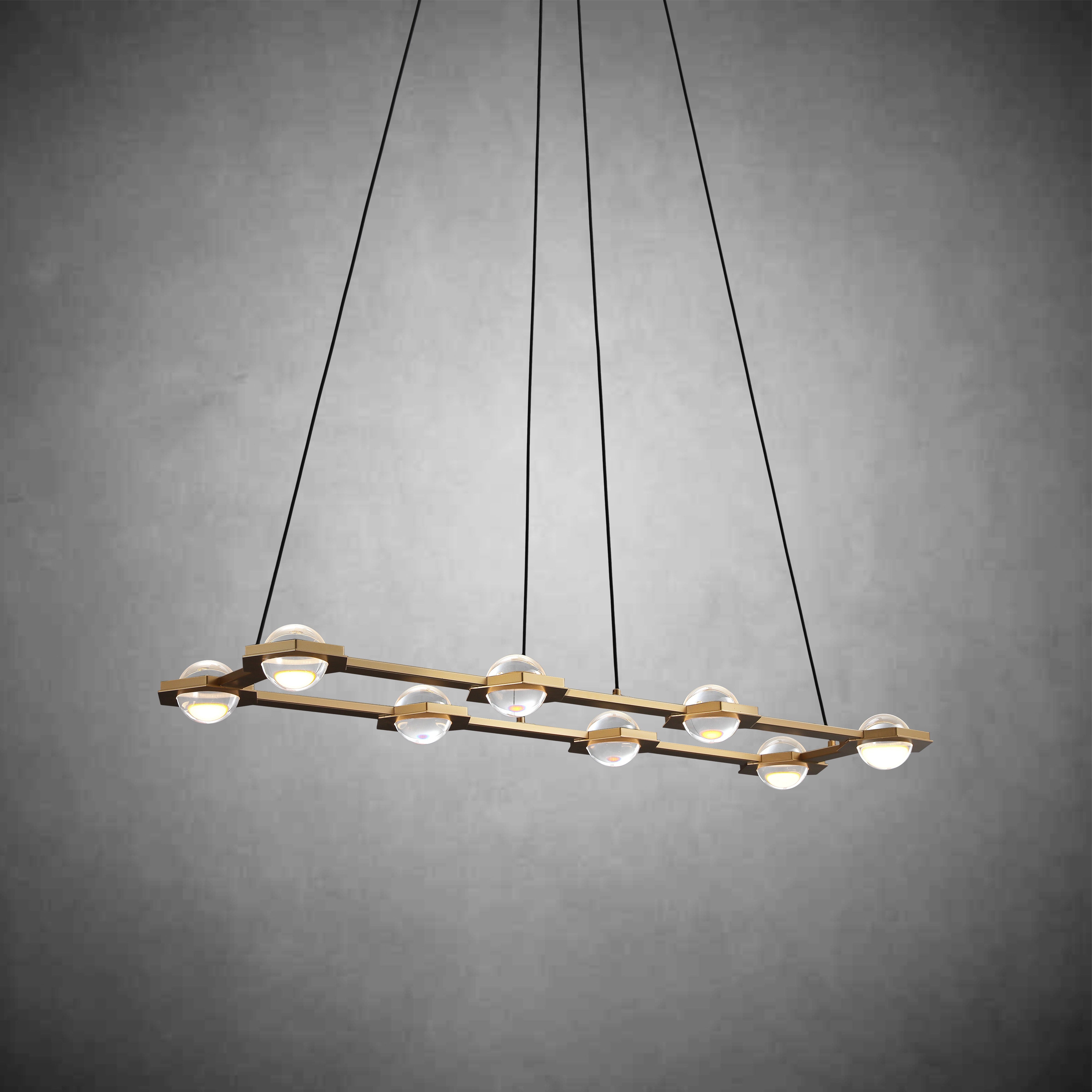 Planet Rectangular Chandelier