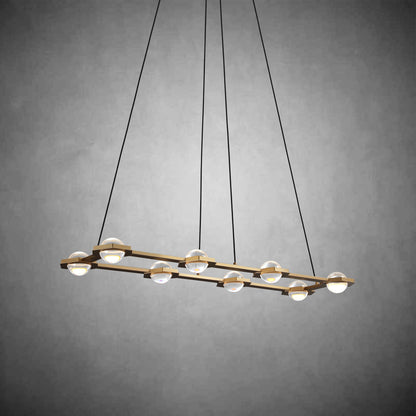 Planet Rectangular Chandelier