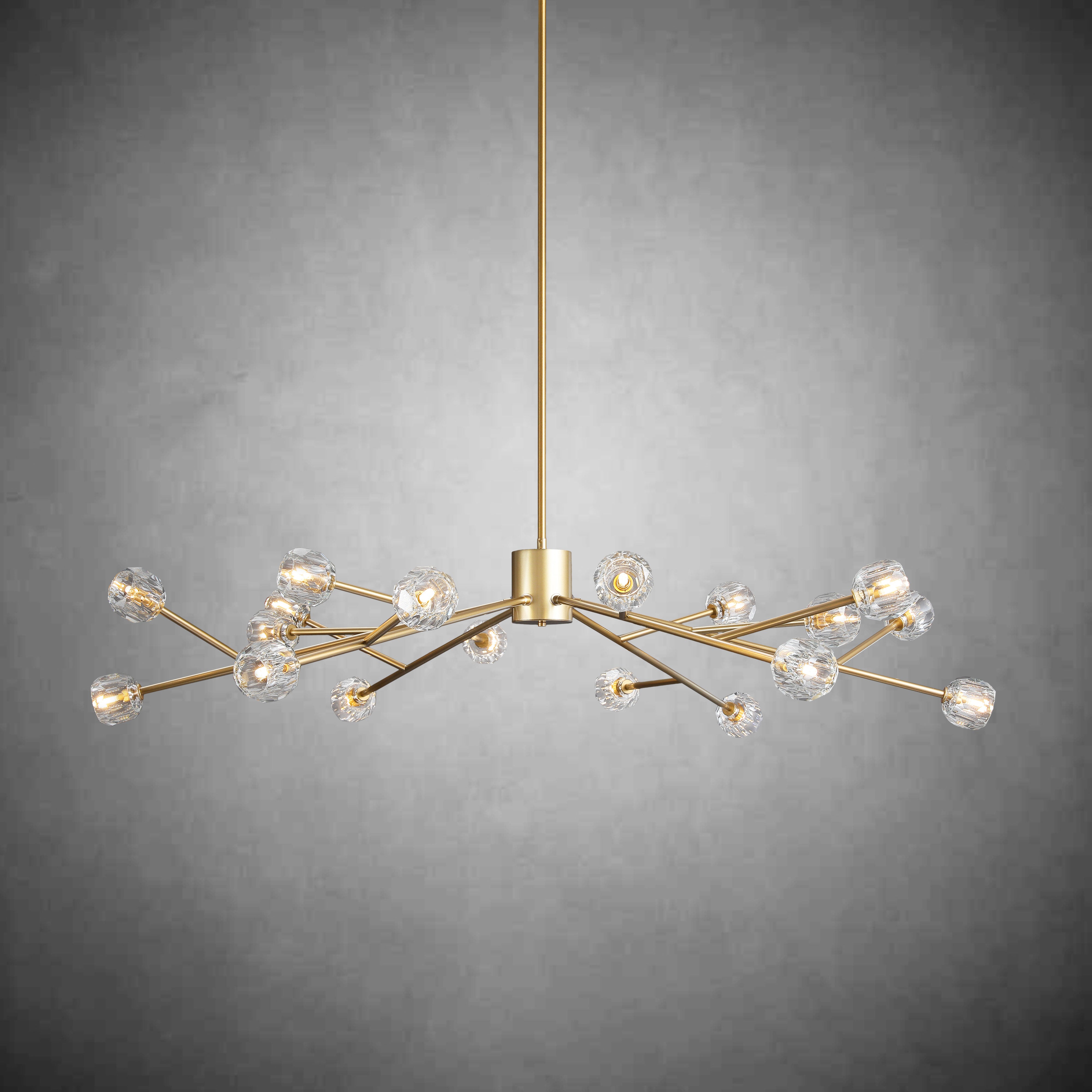 Boulo De Cristal Glass Round Chandelier