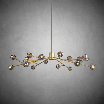 Boulo De Cristal Glass Round Chandelier