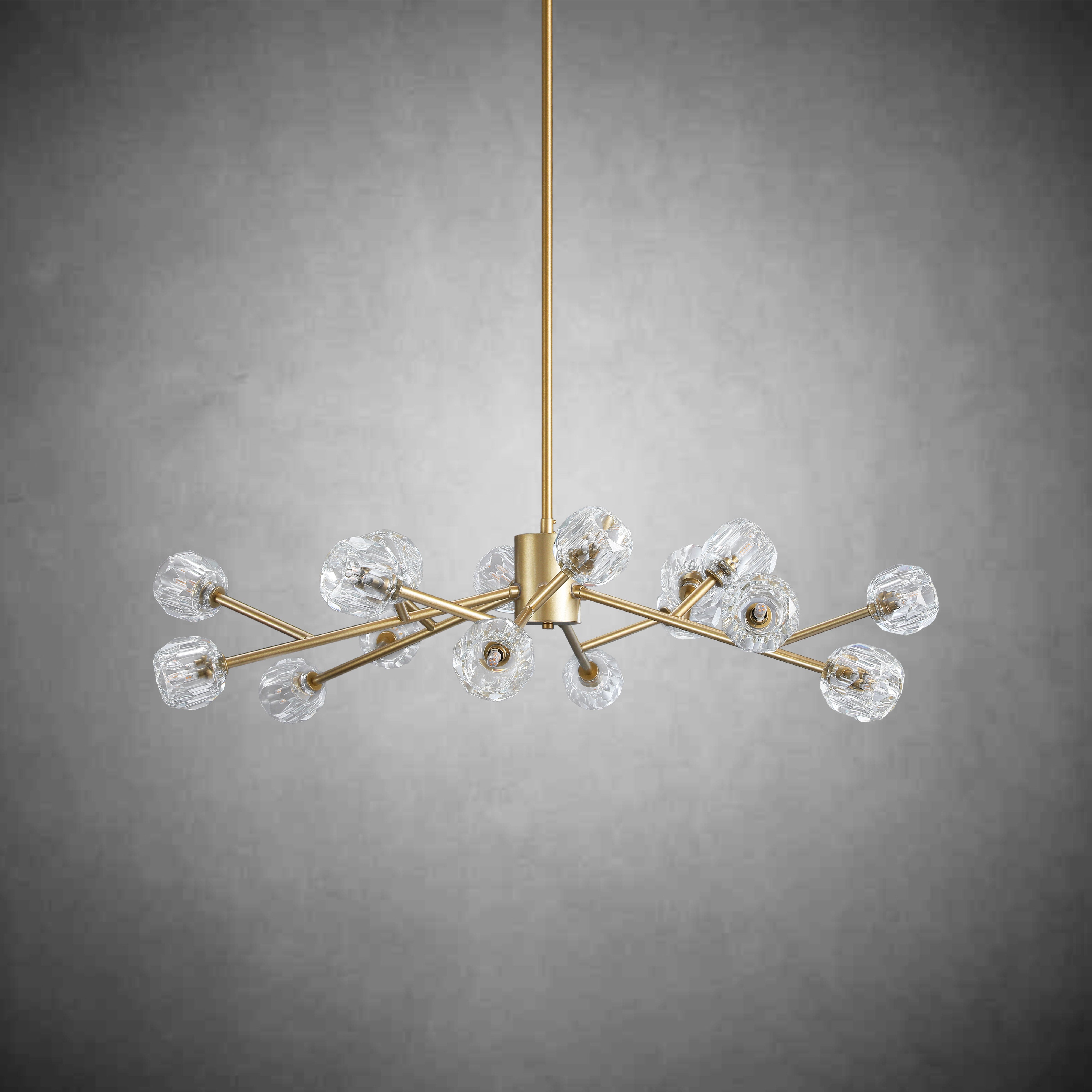 Boulo De Cristal Glass Round Chandelier