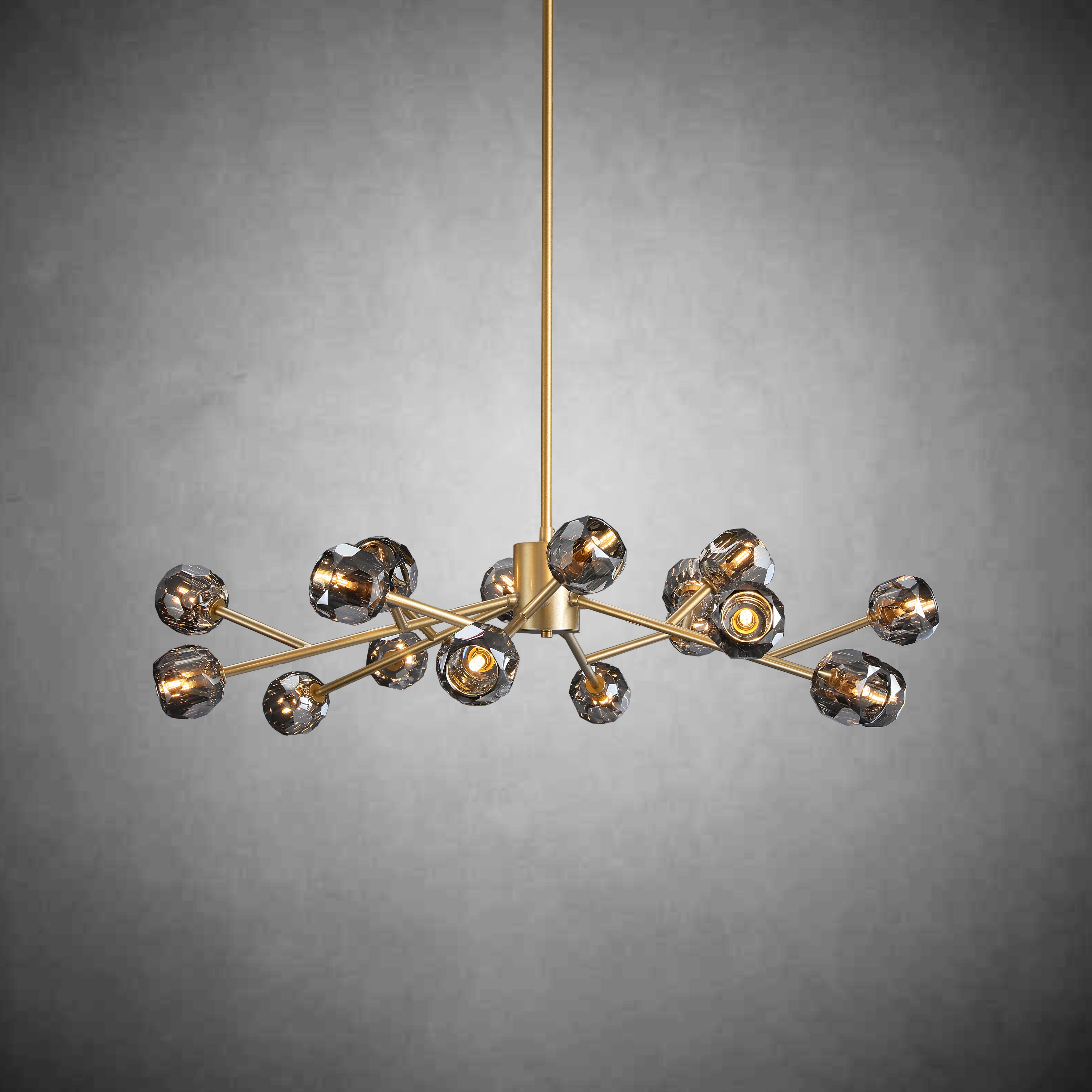 Boulo De Cristal Glass Round Chandelier