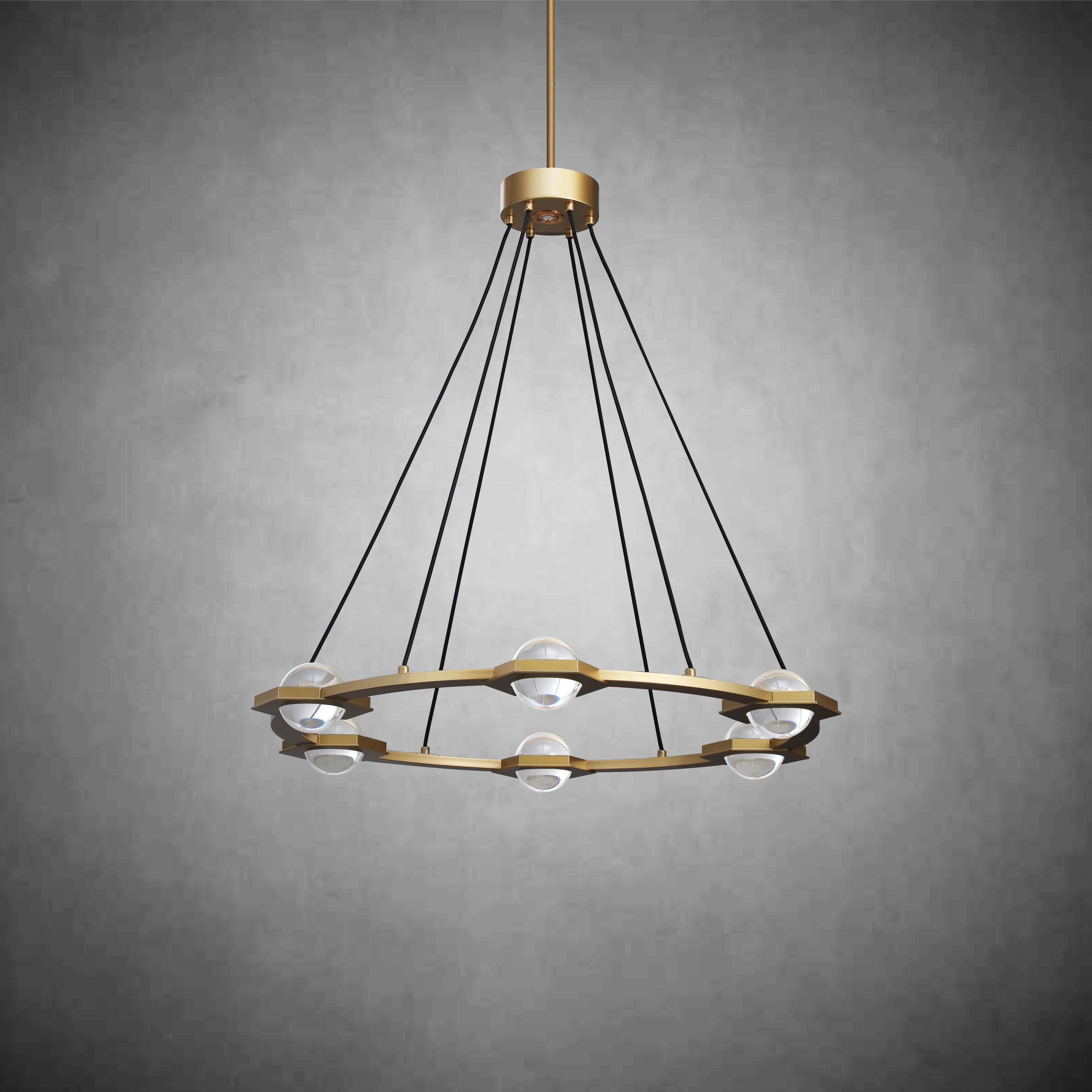 Planet Round Chandelier