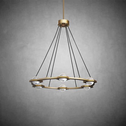 Planet Round Chandelier