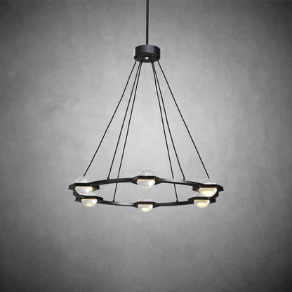 Planet Round Chandelier