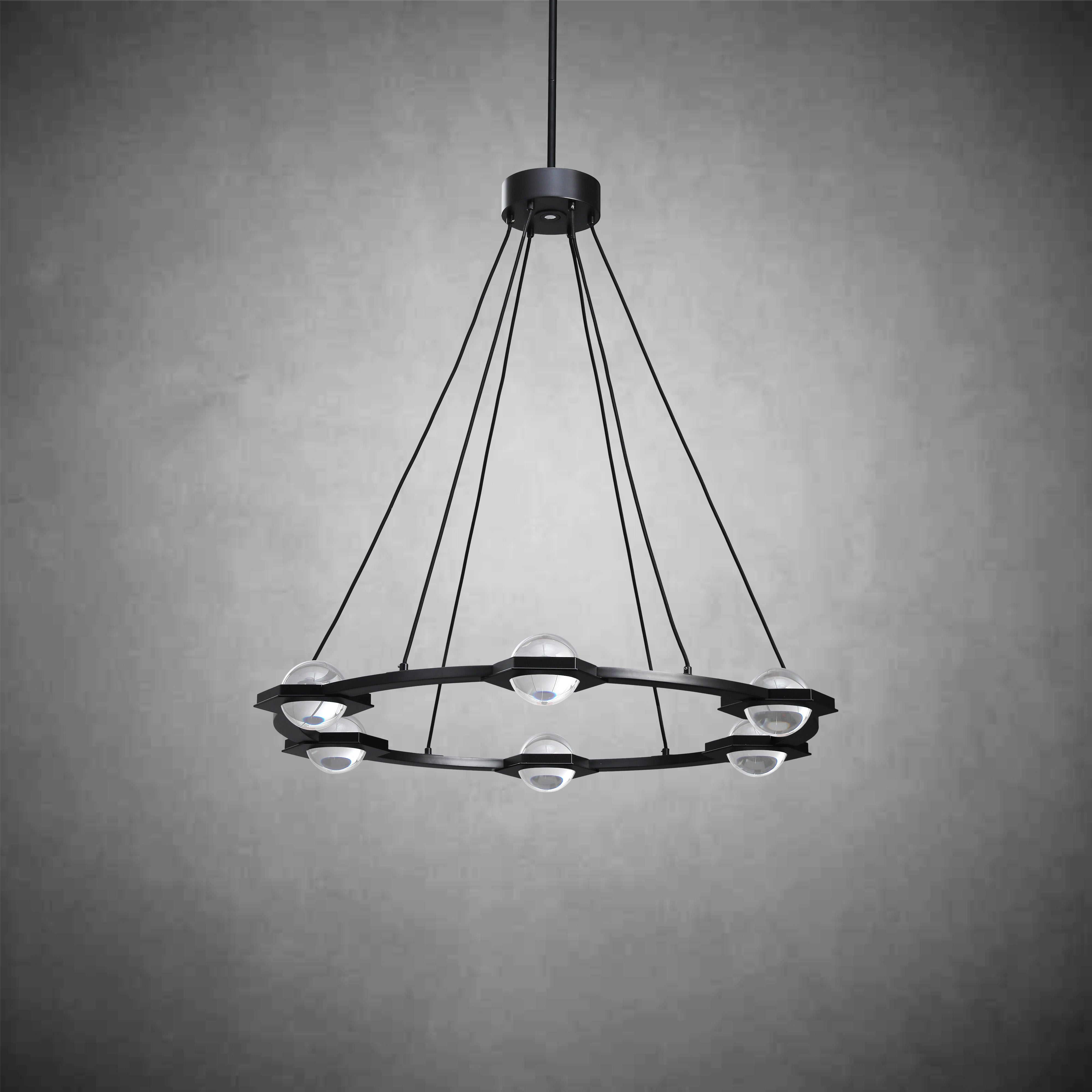 Planet Round Chandelier