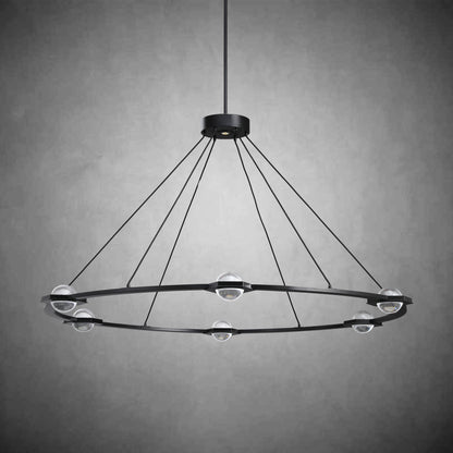 Planet Round Chandelier