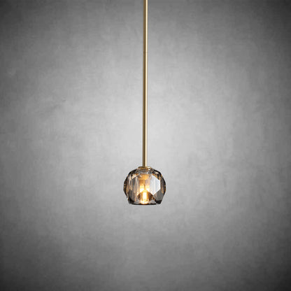 Boulo De Cristal Glass Rod Pendant