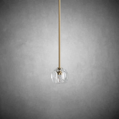 Boulo De Cristal Glass Rod Pendant