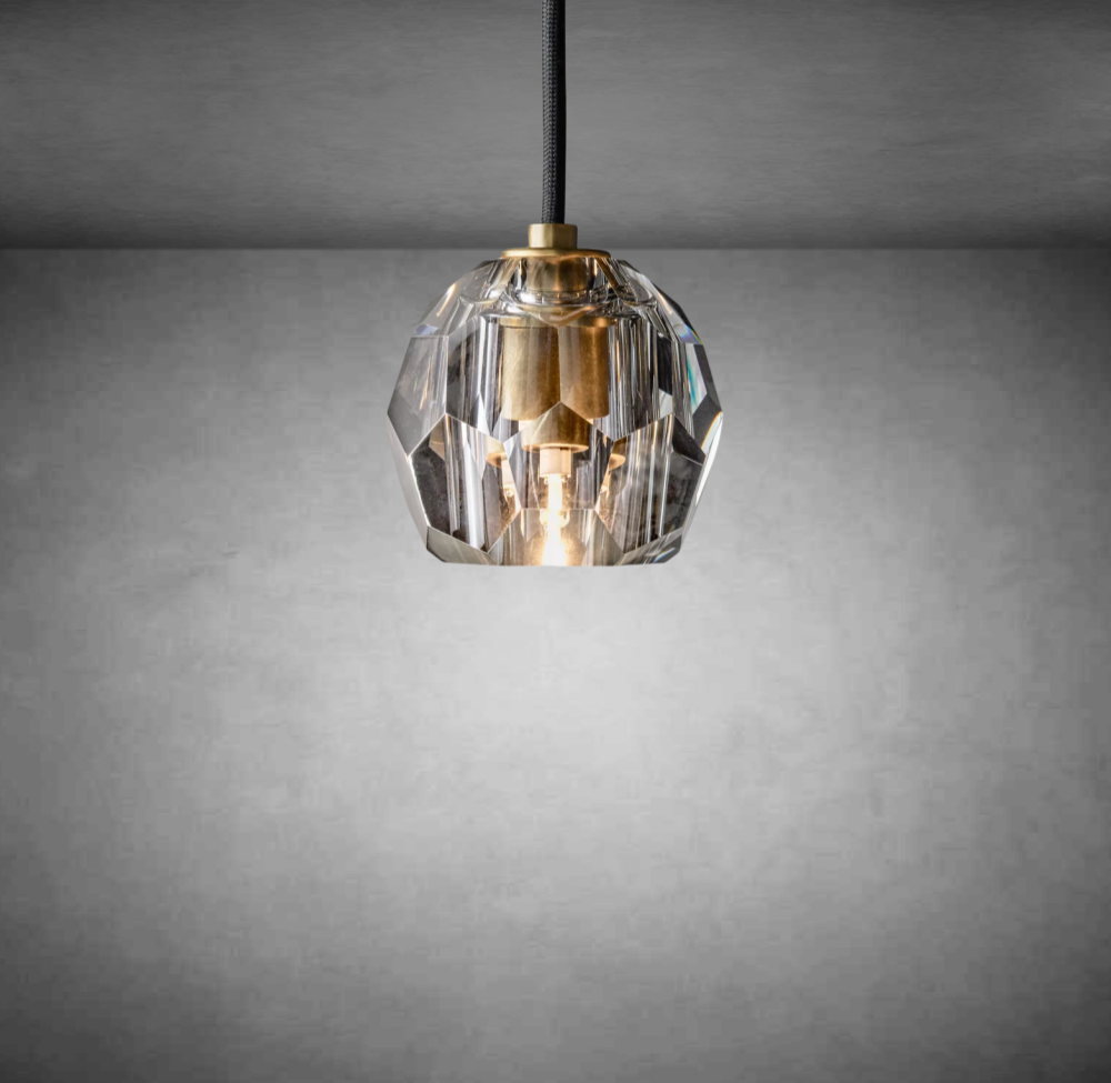 Boulo De Cristal Glass Cord Pendant