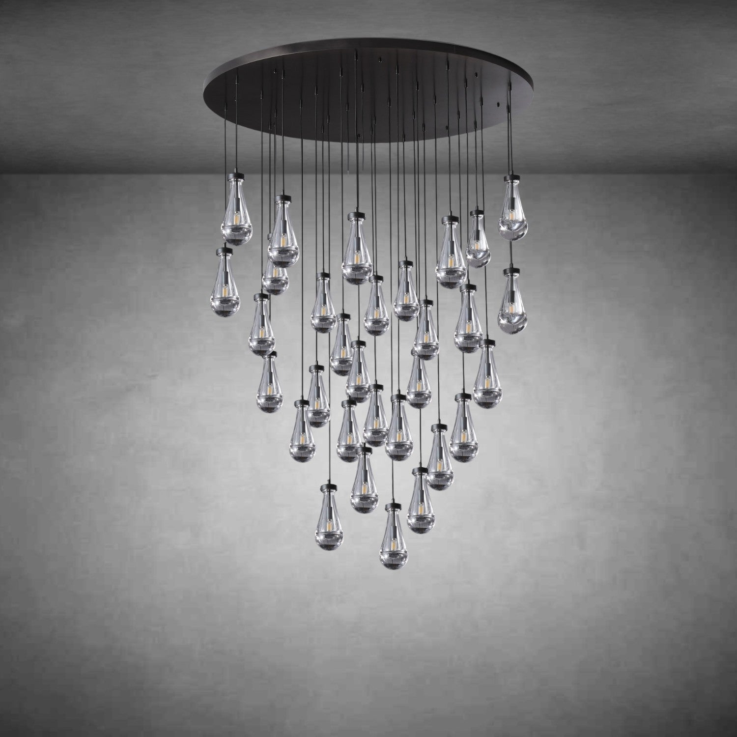 Raindrop  Round Chandelier
