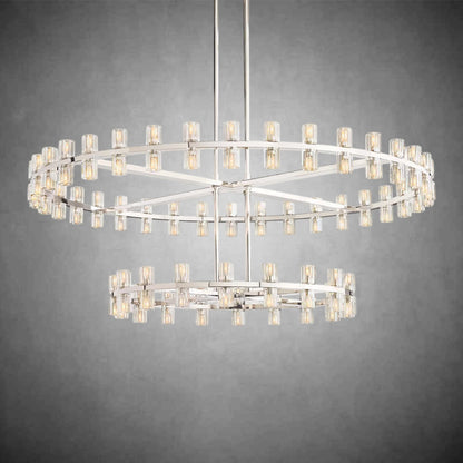 Reger Round Two-Tier Chandelier