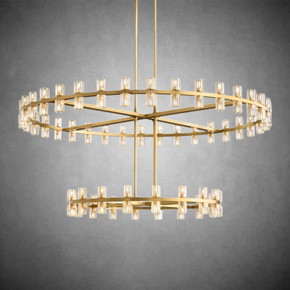 Reger Round Two-Tier Chandelier
