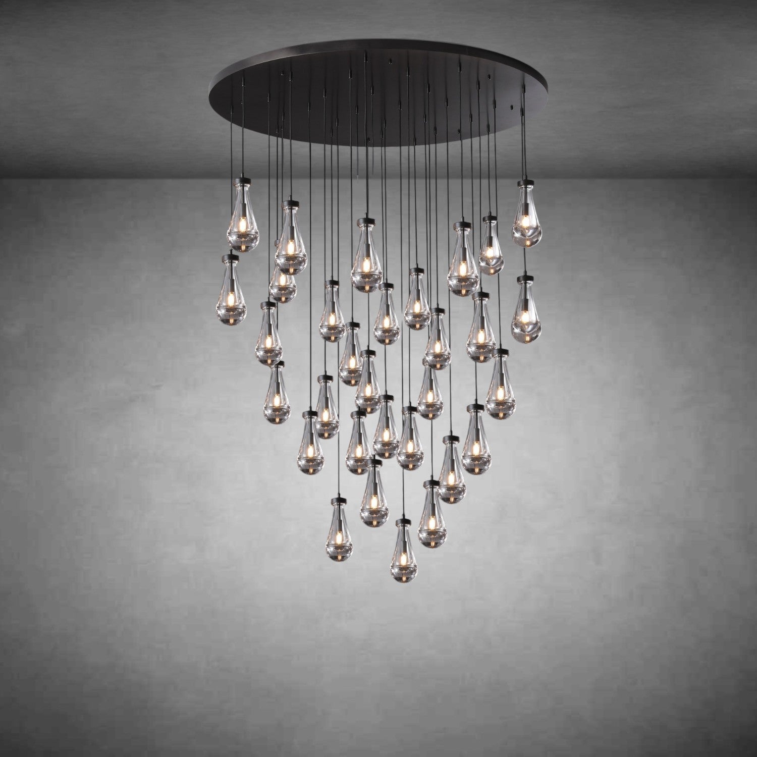Raindrop  Round Chandelier
