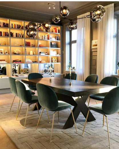 Modern Sputnik Smoky Gray/Amber Glass Branch Chandelier for Kitchen Island/Dining Room