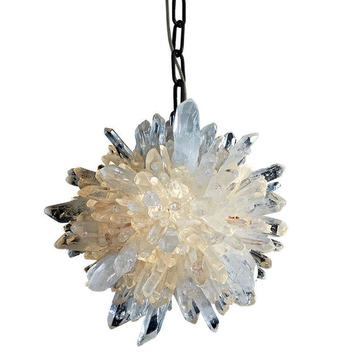 Rose Rock Crystal Creative Pendant Island Chandelier