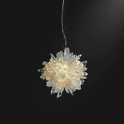Rose Rock Crystal Creative Pendant Island Chandelier