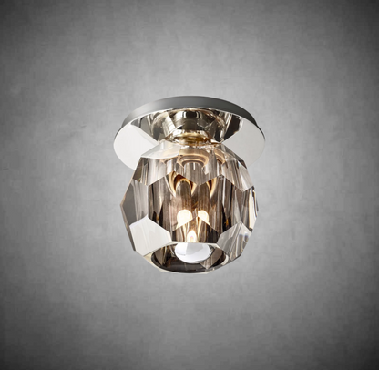 Boulo De Cristal Glass Petite Flushmount