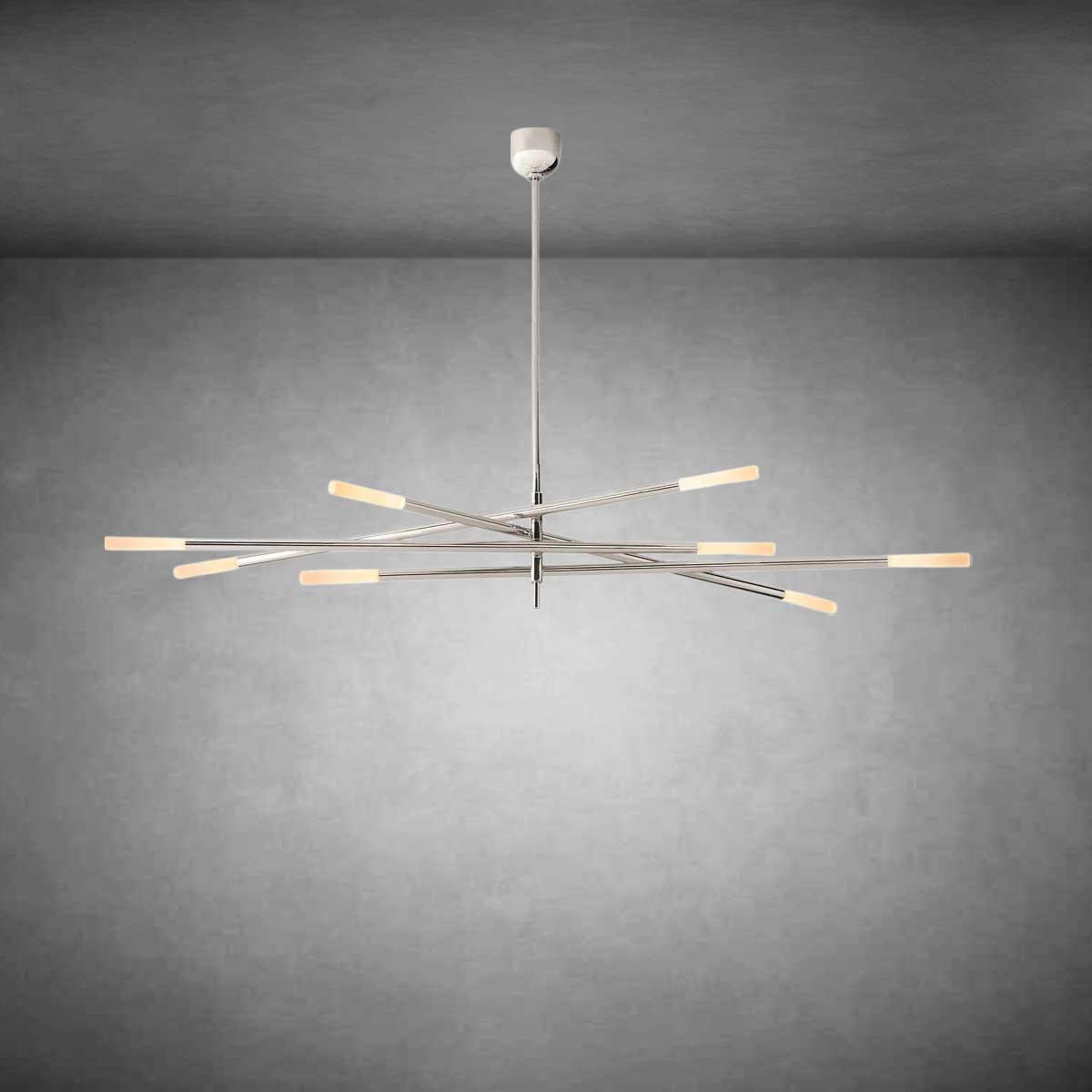 Daisy 8-Light Mobile Rod Chandelier