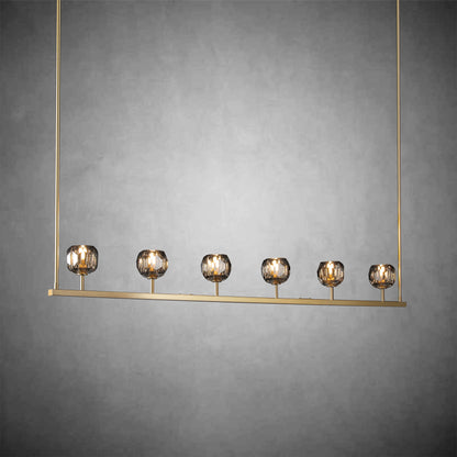Boulo De Glass Linear Chandelier
