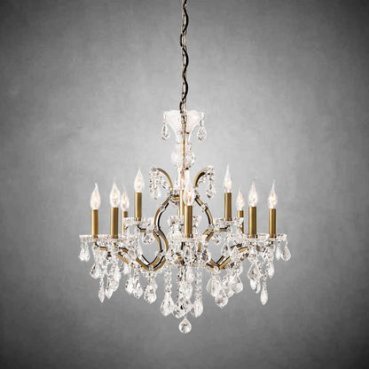 Evan Crystal Round Chandelier