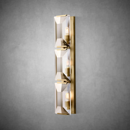 Harley Crystal Triple Sconce