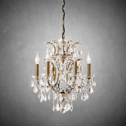 Evan Crystal Round Chandelier