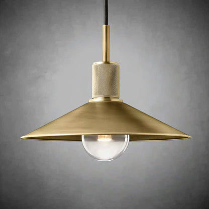 Utilitaive Metal Slope Shade Pendant