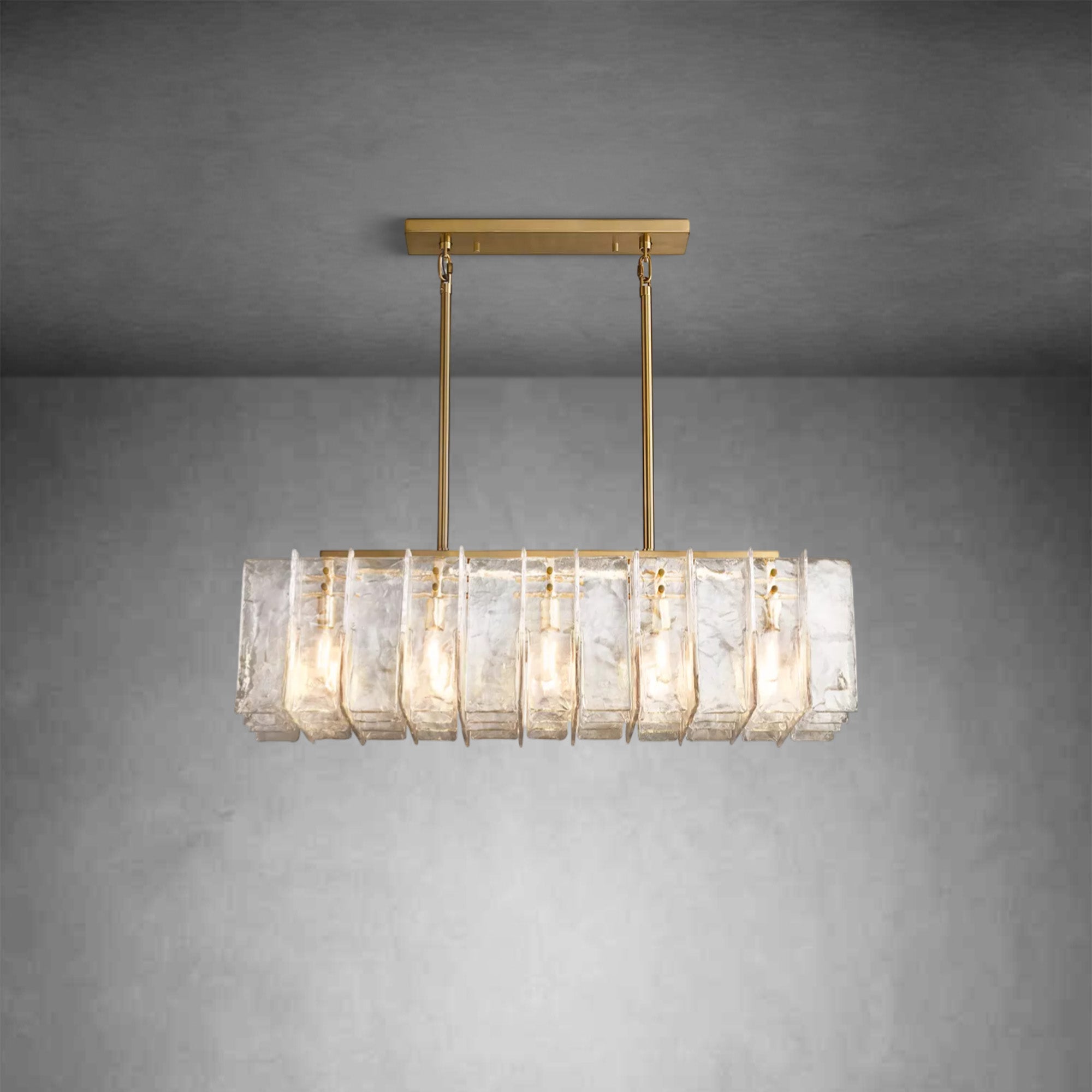 Latice Rectangular Chandelier