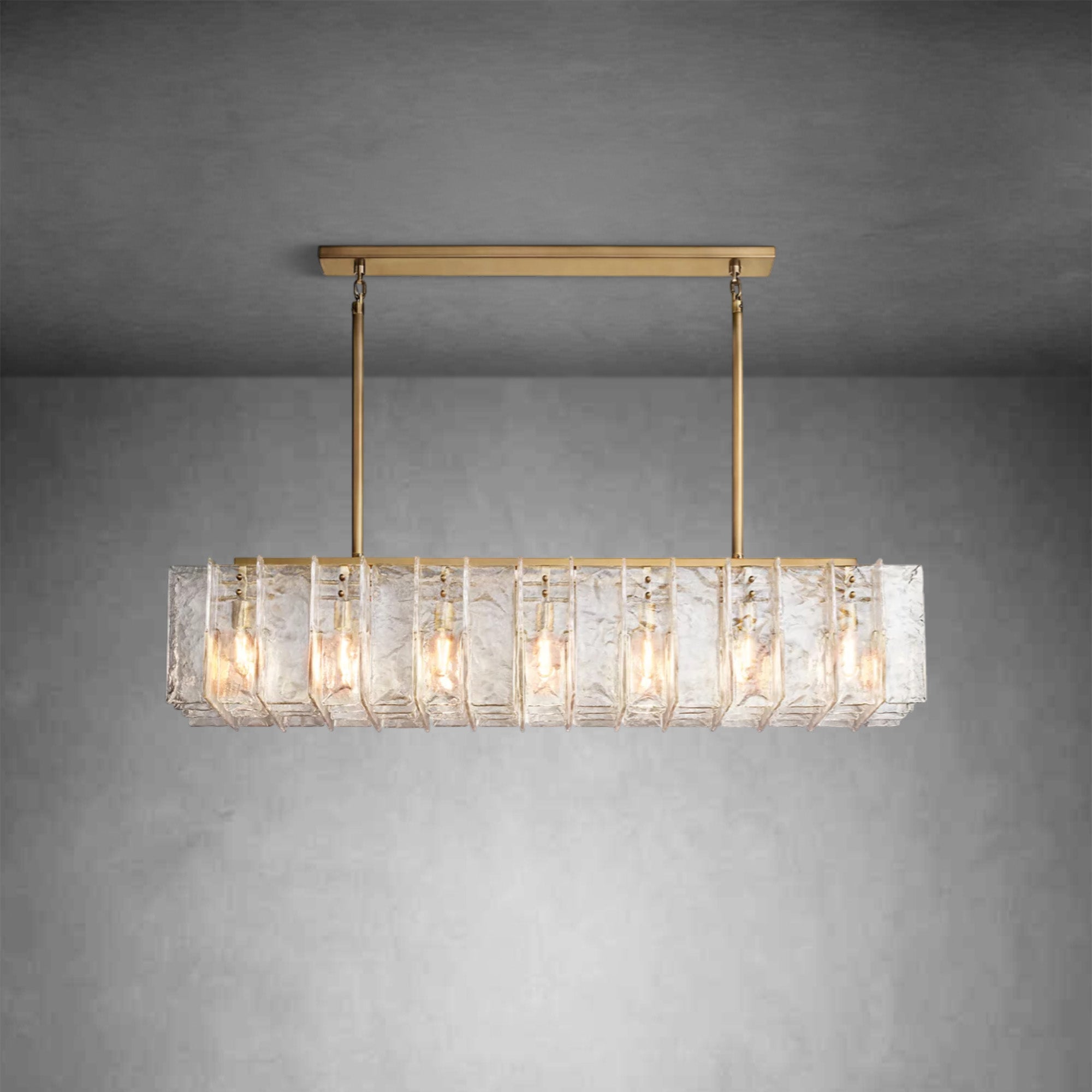 Latice Rectangular Chandelier