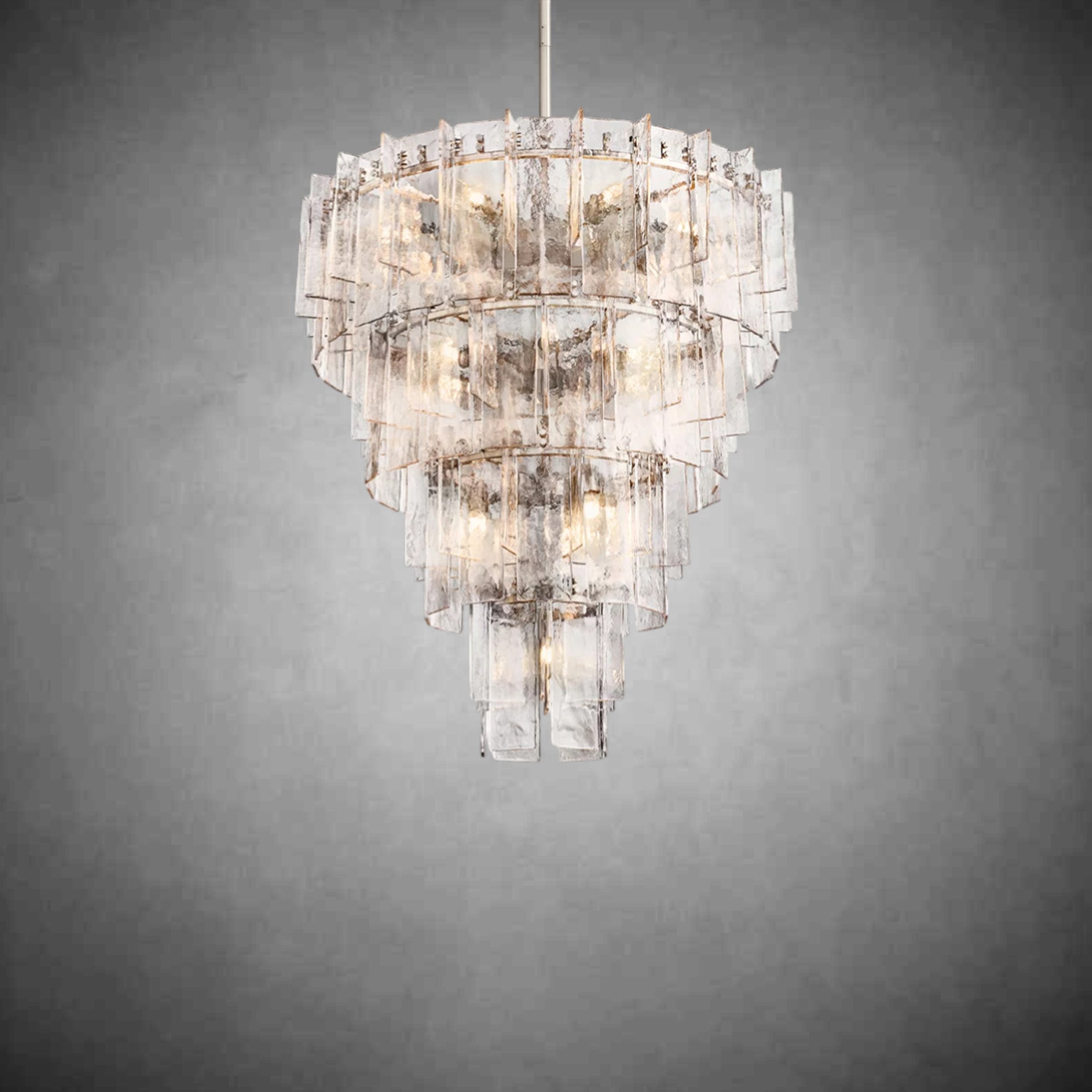 Latice Tiered Round Chandelier