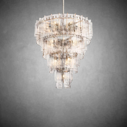Latice Tiered Round Chandelier