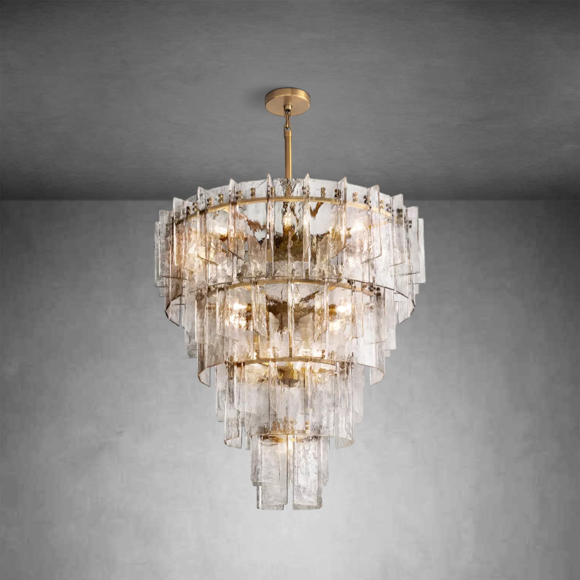 Latice Tiered Round Chandelier