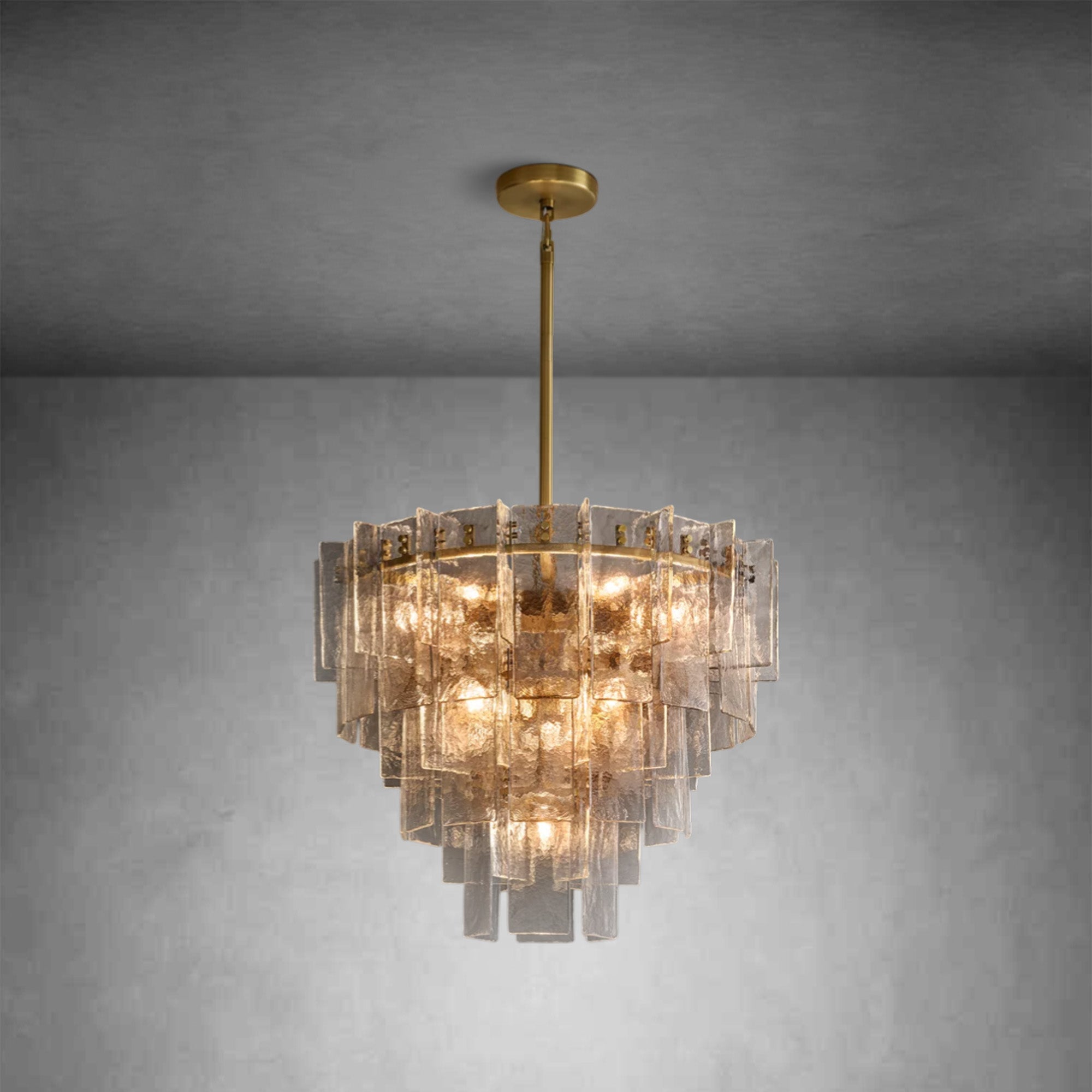 Latice Tiered Round Chandelier