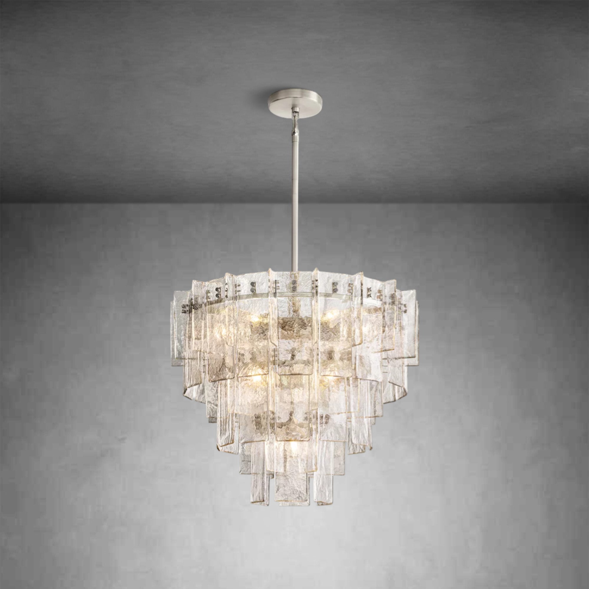 Latice Tiered Round Chandelier