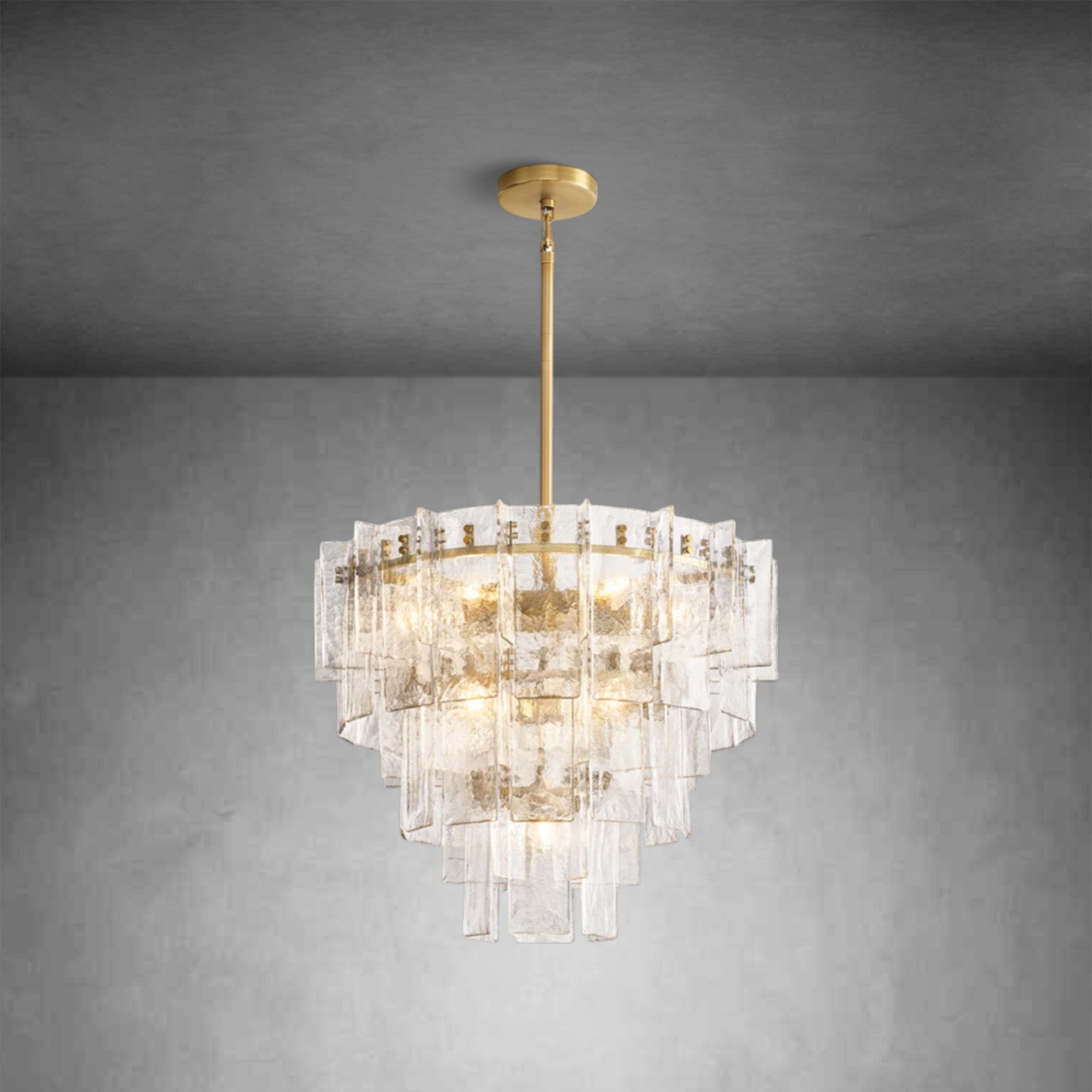 Latice Tiered Round Chandelier