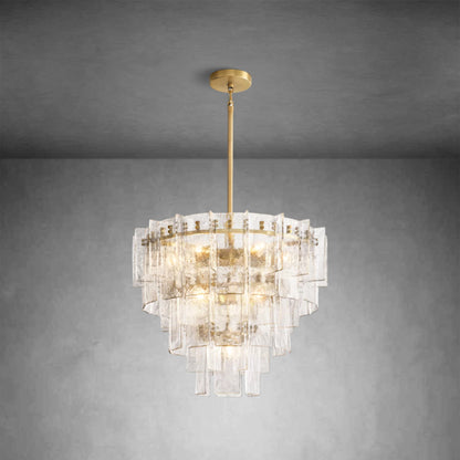 Latice Tiered Round Chandelier