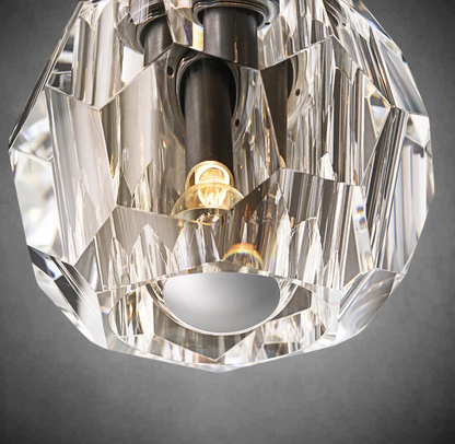 Boulo De Cristal Glass Petite Flushmount