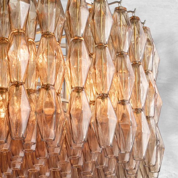 Chiaravalle Glass Round Chandelier 37"47‘’62‘’