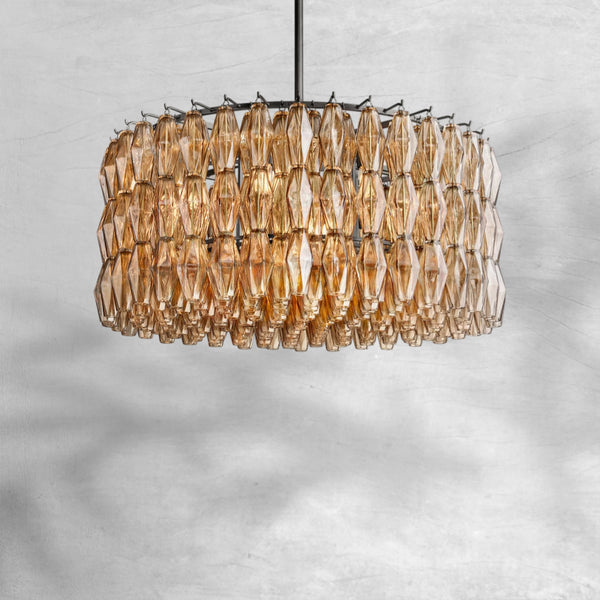 Chiaravalle Glass Round Chandelier 37"47‘’62‘’