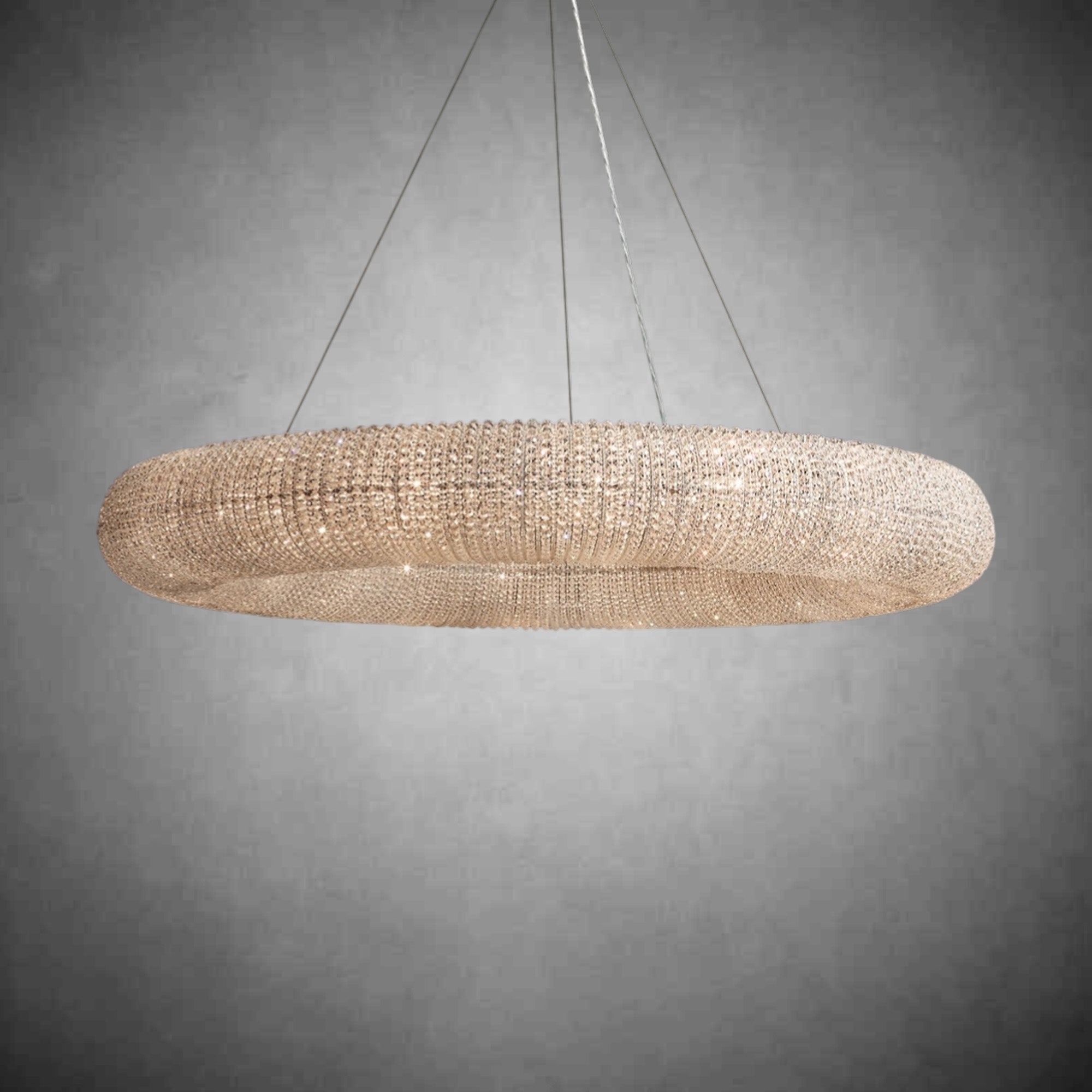 Patrick Clear Round Chandelier